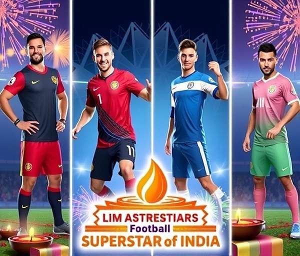 Diwali Festival Event in Football Superstars of India with fireworks and special kits